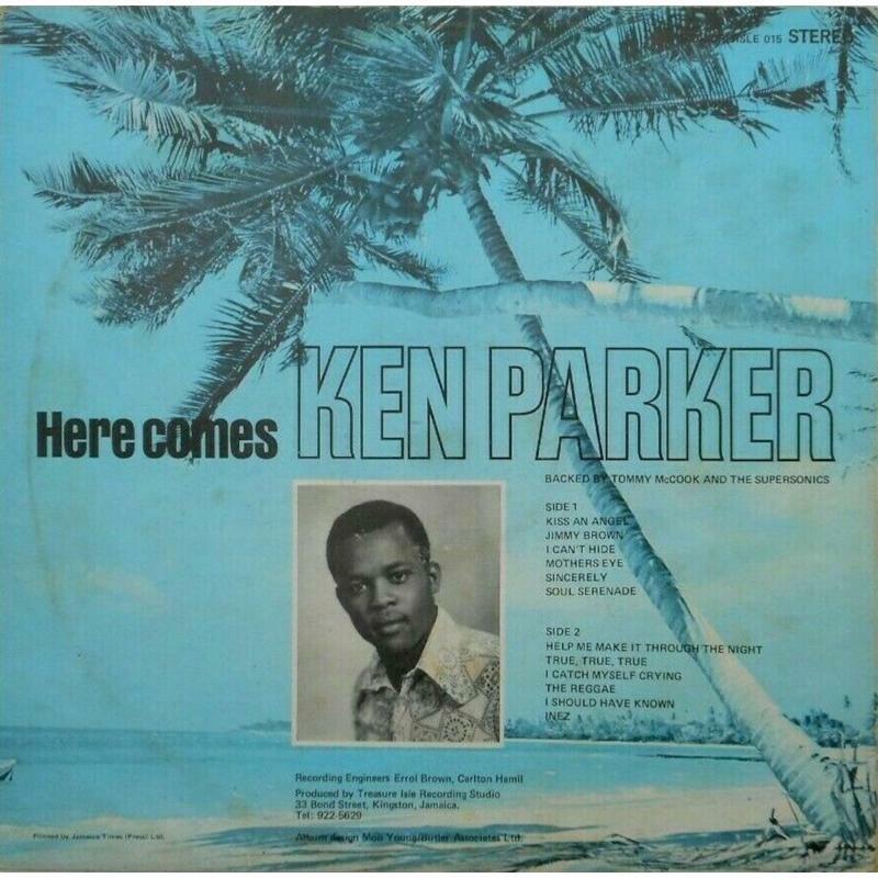 Ken Parker - Here Comes Ken Parker (Backed By Tommy McCook and the Supersonics) - Cd