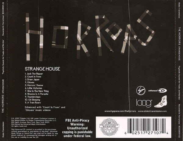 Horrors - Strange House - Cd
