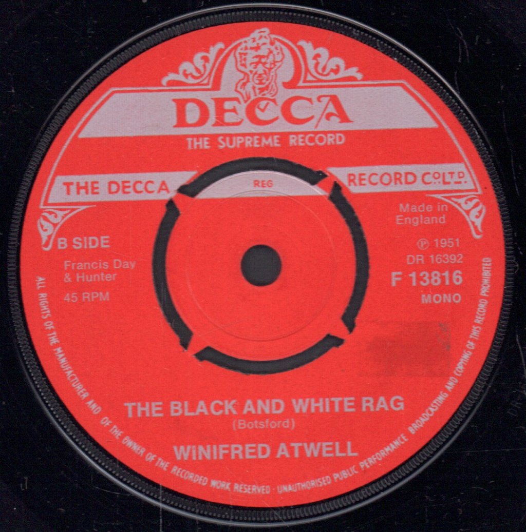 Winifred Atwell - Poor People Of Paris - 7 Inch