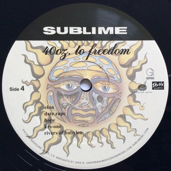 sublime (punk/ska band) - 40oz. To Freedom - Double Lp