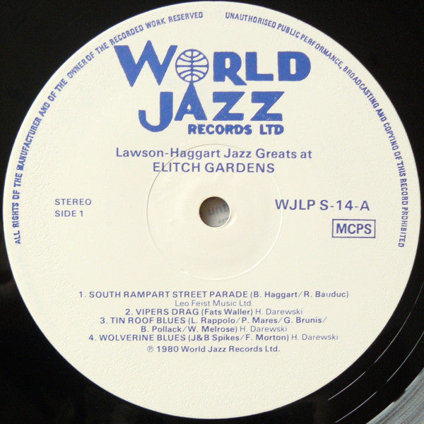 Yank Lawson And Bob Haggart - Greats Of Jazz - Best Of Jazz In The Troc - Lp