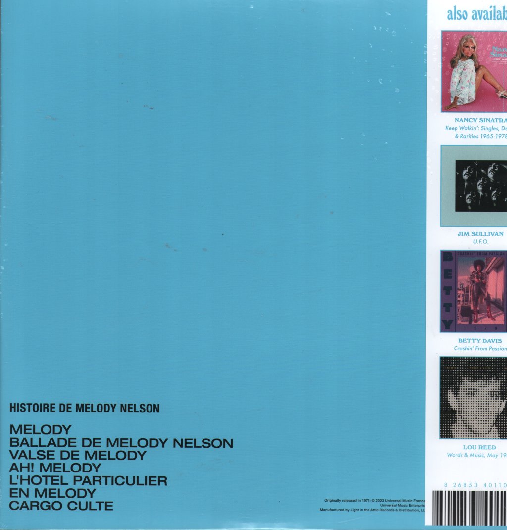 Serge Gainsbourg - Histoire De Melody Nelson - Lp