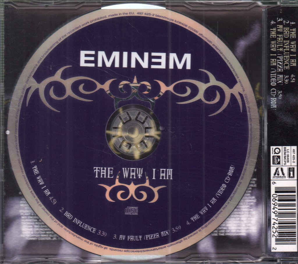Eminem - Way I Am - Cd