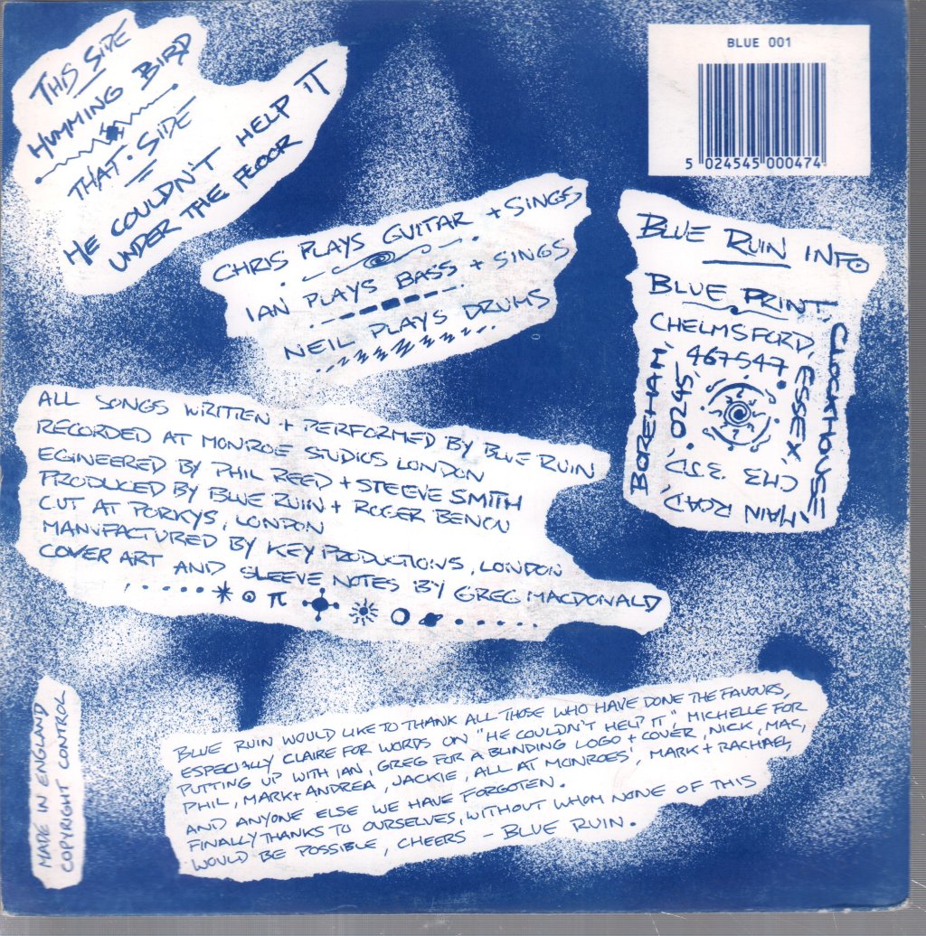 Blue Ruin - Humming Bird - 7 Inch