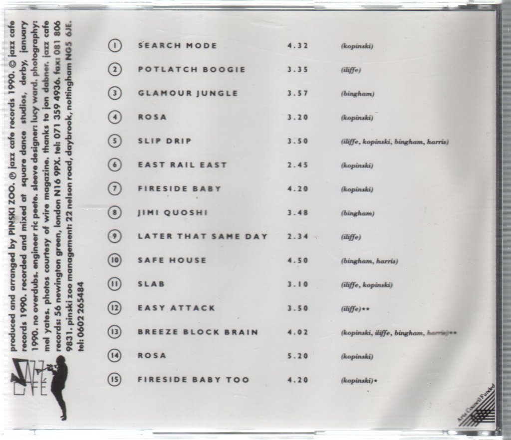 Pinski Zoo - East Rail East - Cd