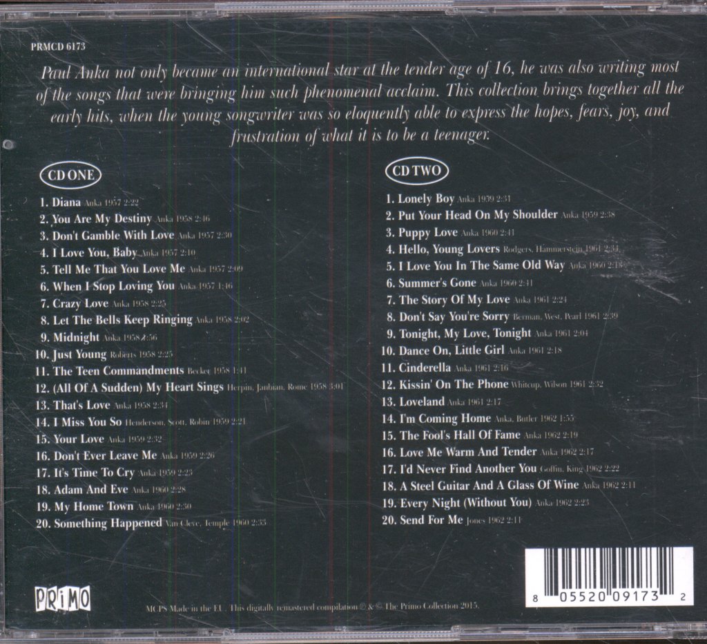 Paul Anka - Essential Recordings - Double Cd