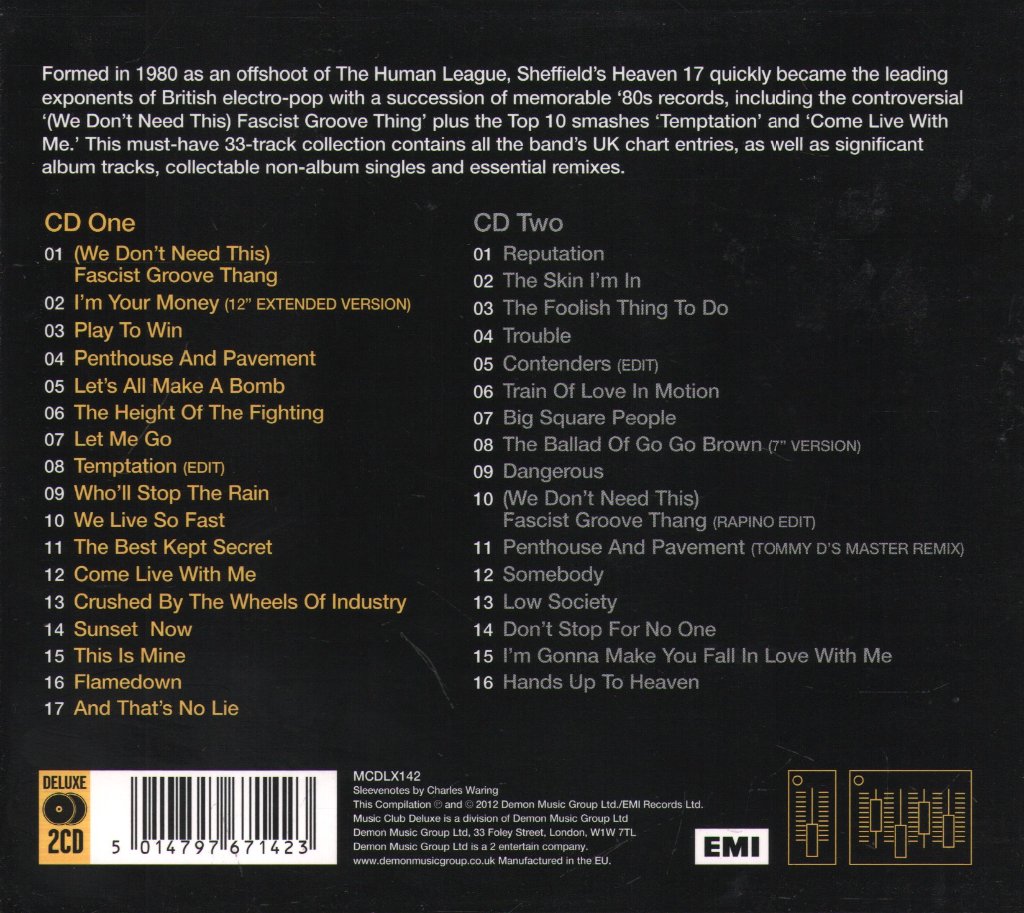 Heaven 17 - Play To Win: The Very Best Of Heaven 17 - Double Cd