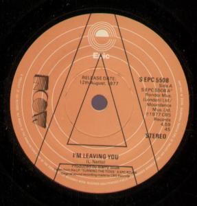 Moon (70'S Rock Group) - I'm Leaving You - 7 Inch