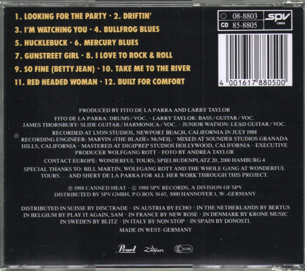 Canned Heat - Reheated - Cd