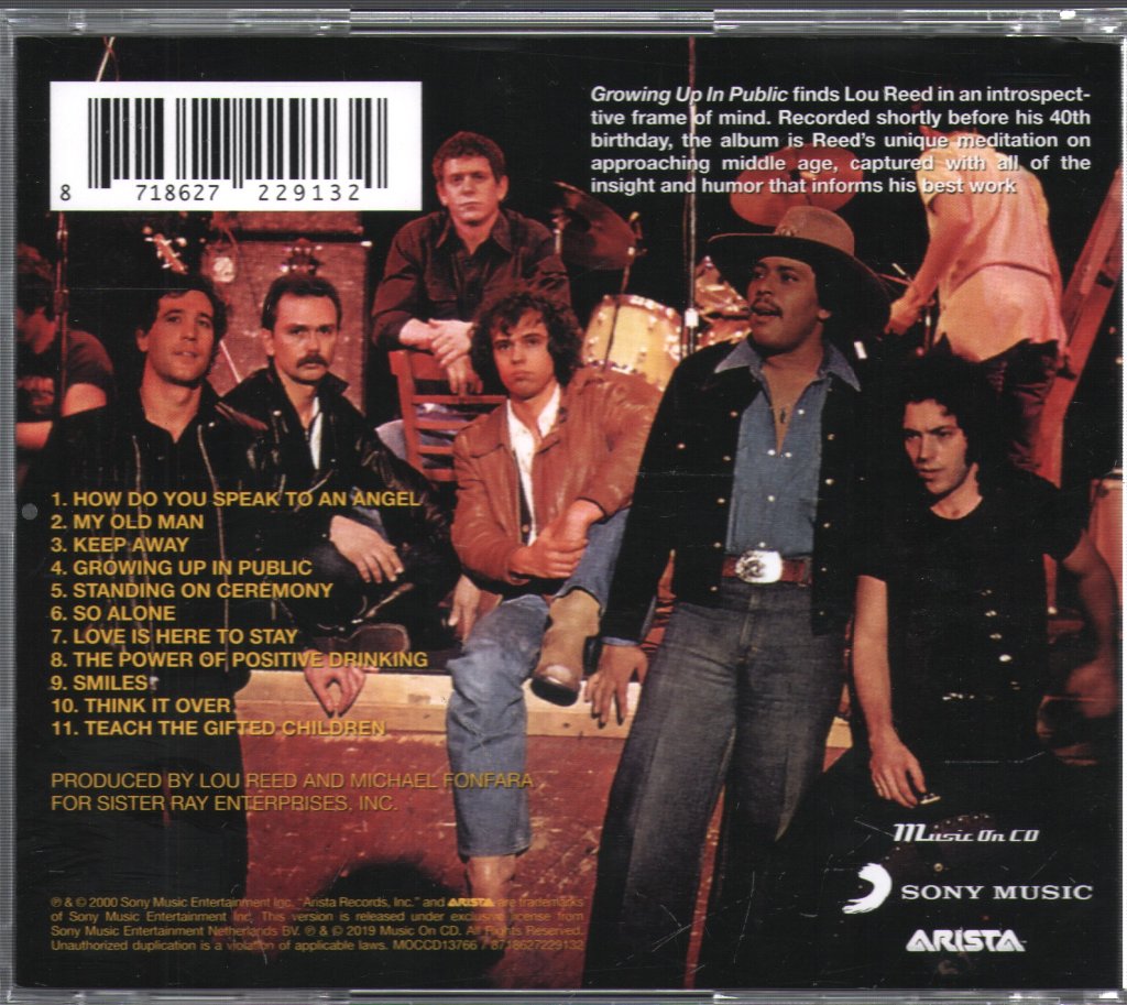 Lou Reed - Growing Up In Public - Cd