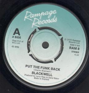 Blackwell - Move Your Ass Gringo - 7 Inch