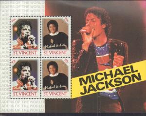 Michael Jackson - St Vincent 90C Set - Stamps