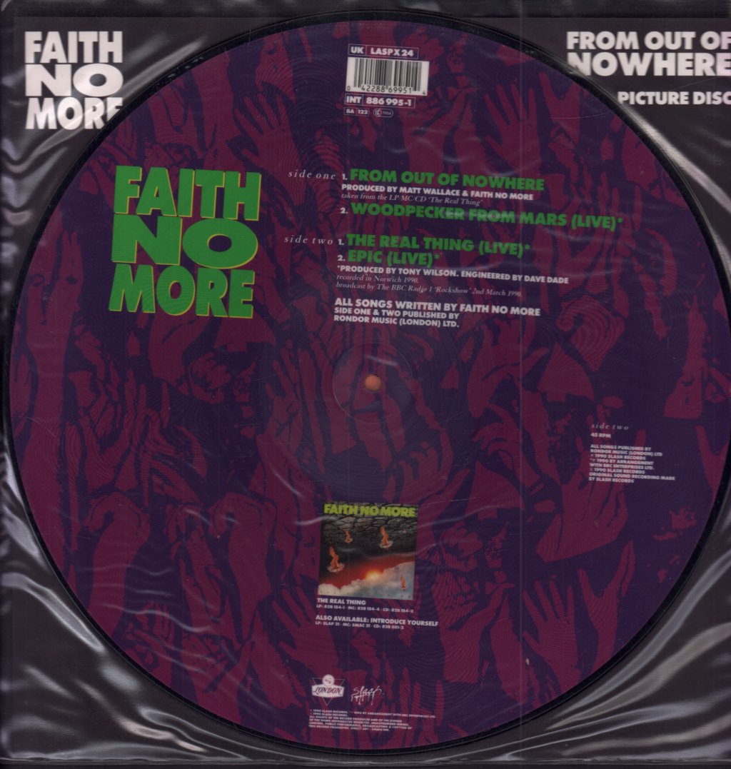 Faith No More - From Out Of Nowhere - 12 Inch