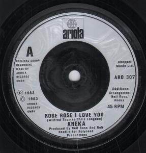 Aneka - Rose Rose I Love You - 7 Inch