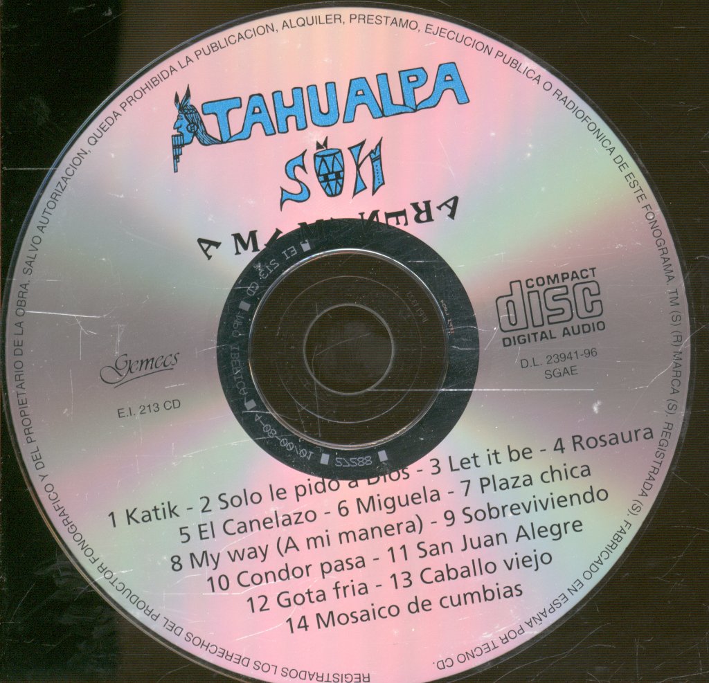 Atahualpa Son - A Mi Manera - Cd