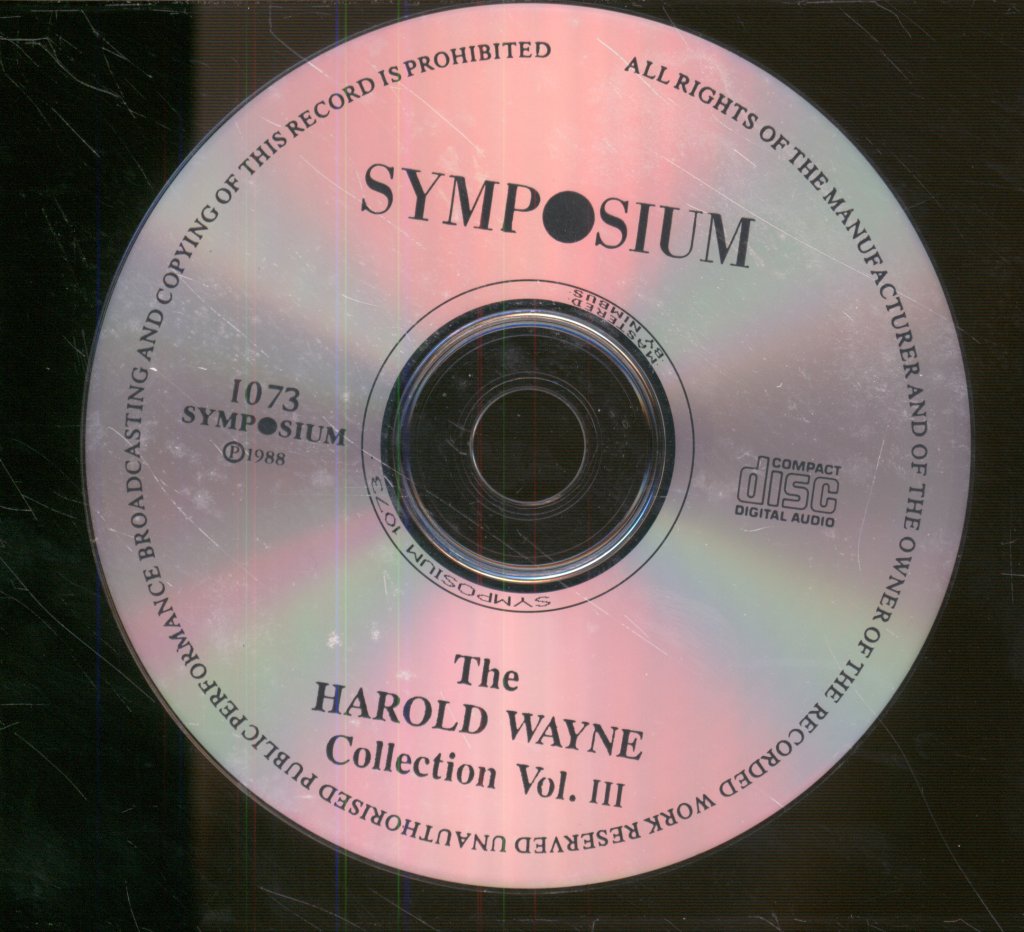 Harold Wayne - Harold Wayne Collection Volume 3 - Cd