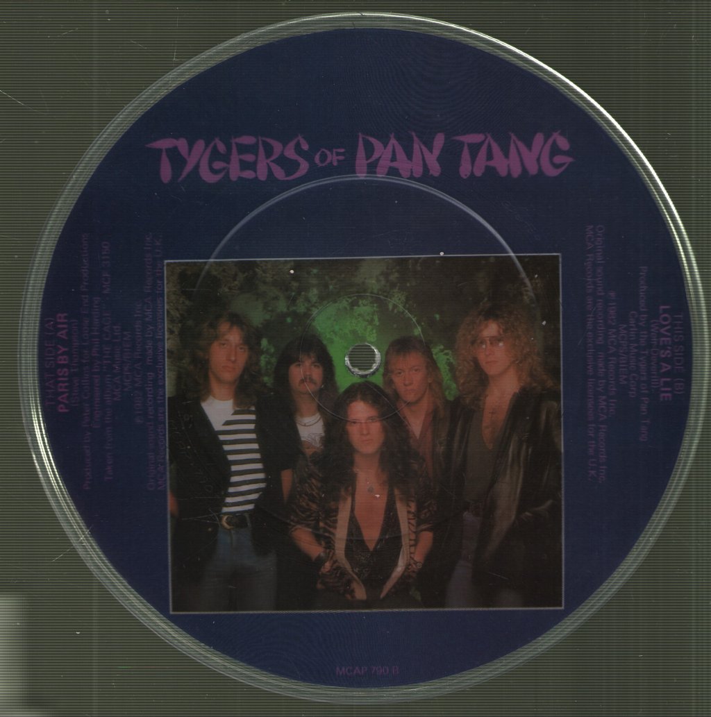 Tygers Of Pan Tang - Paris By Air - 7 Inch