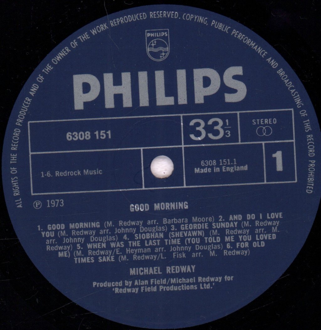 Mike Redway - Good Morning - Lp