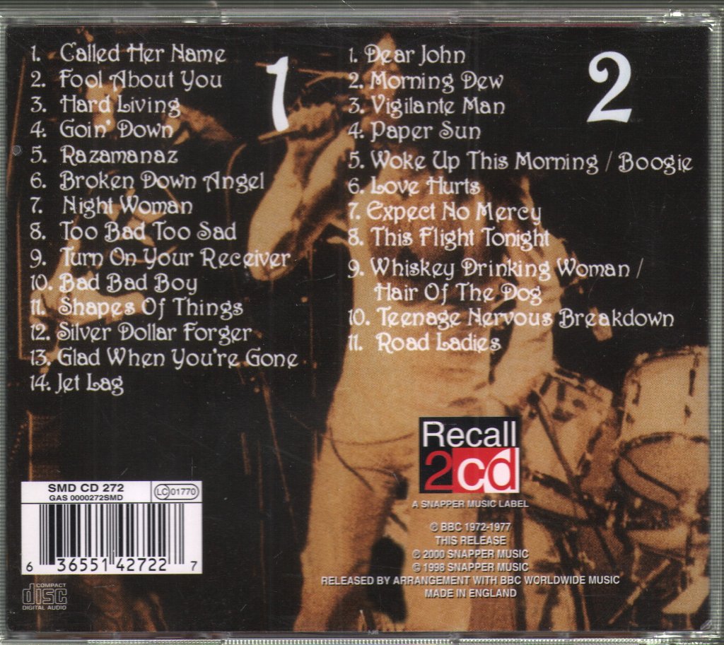 Nazareth - At The Beeb - Double Cd