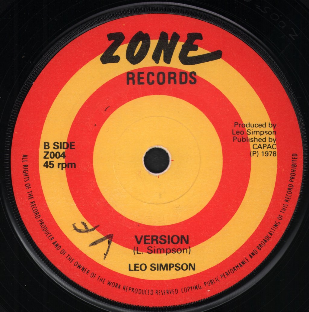 Leo Simpson - River Flowing Inside - 7 Inch