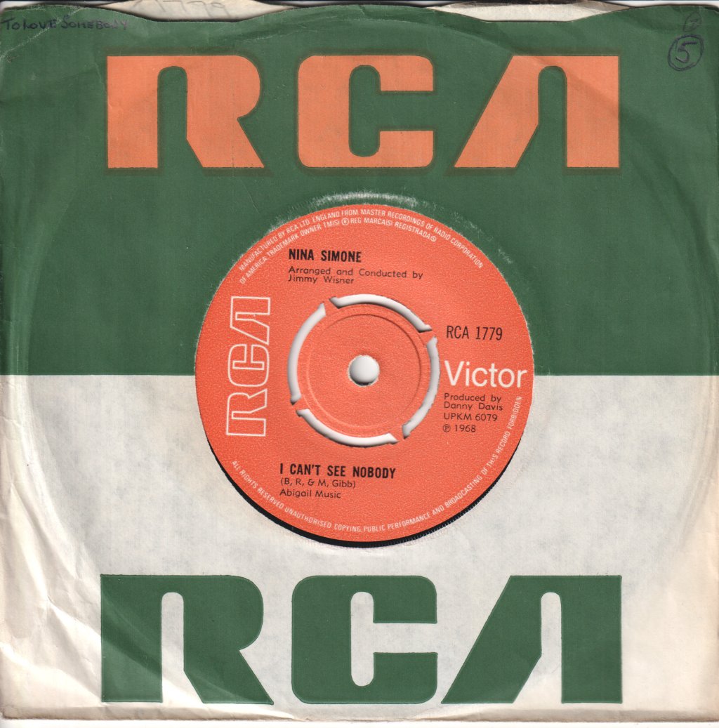 Nina Simone - To Love Somebody - 7 Inch
