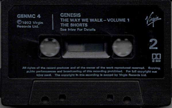 Genesis - Live / The Way We Walk (Volume One: The Shorts) - Cassette