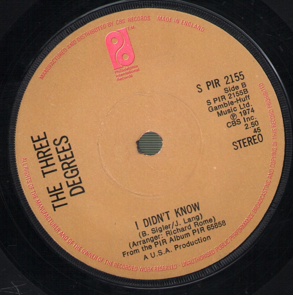 Three Degrees - When Will I See You Again - 7 Inch
