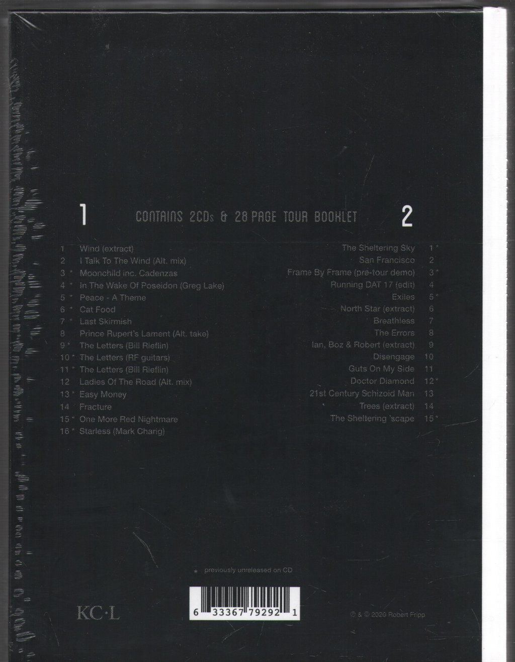 King Crimson - Elements (2020 Tour Box) - Cd Set