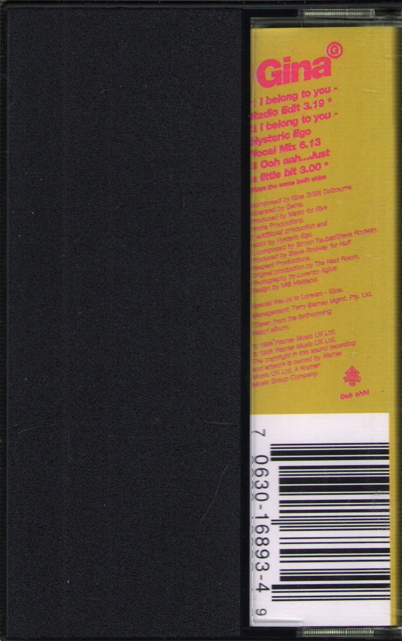 Gina G - I Belong To You - Cassette