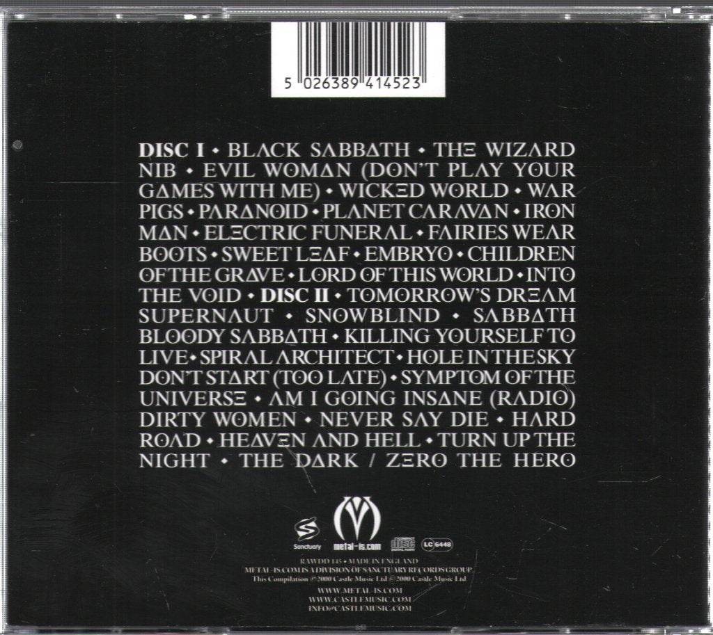 Black Sabbath - Best Of Black Sabbath - Double Cd