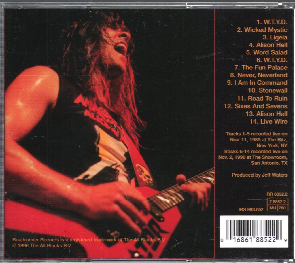 Annihilator - In Command (Live 1989-1990) - Cd