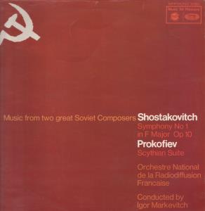 Orchestre National De La Radiodiffusion Francaise - Shostakovitch - Symphony No.1 In F Major Op.10 - Lp