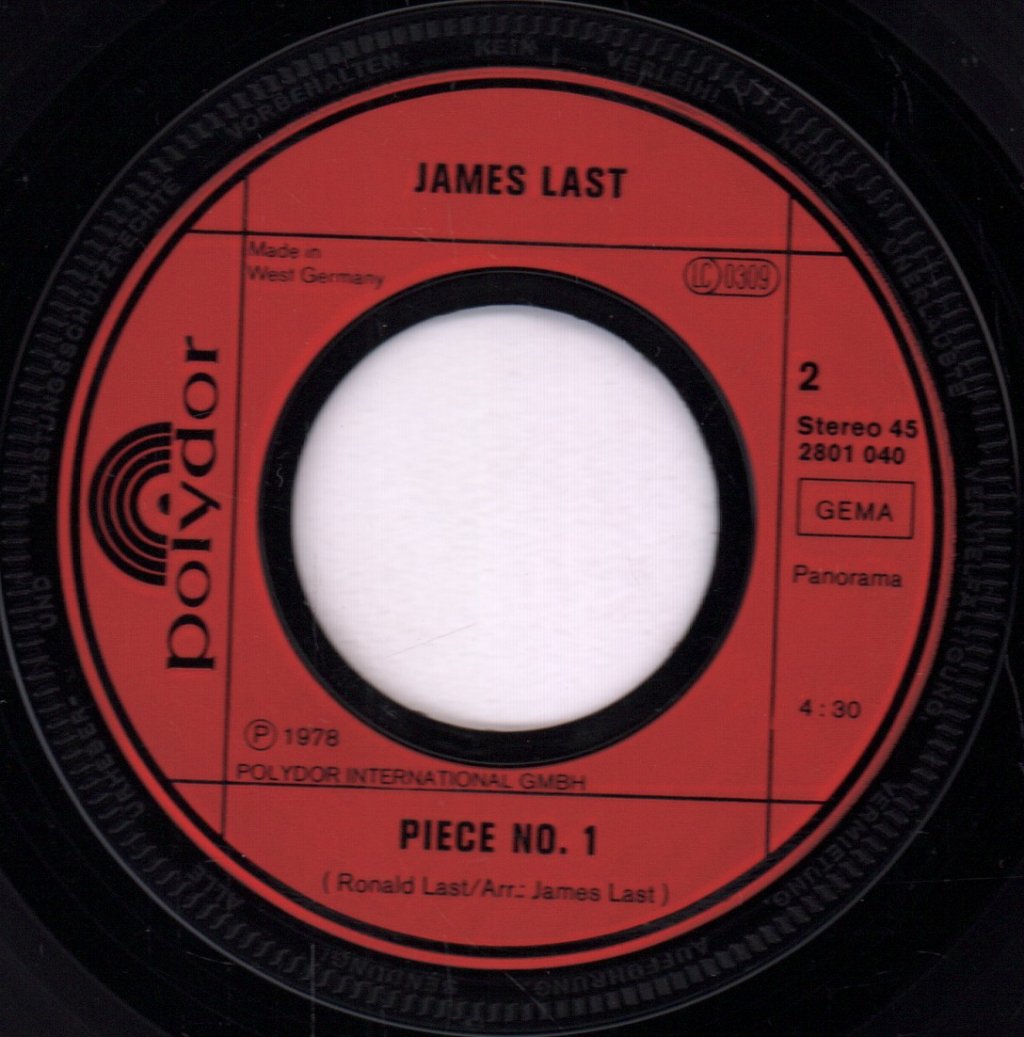 James Last - Ballade Pour Adeline - 7 Inch