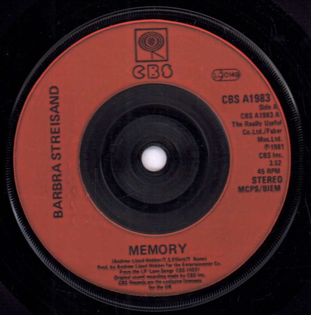 Barbra Streisand - Memory - 7 Inch