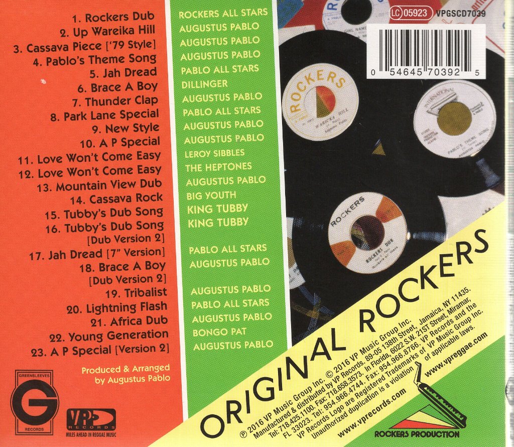 Augustus Pablo - Original Rockers - Cd