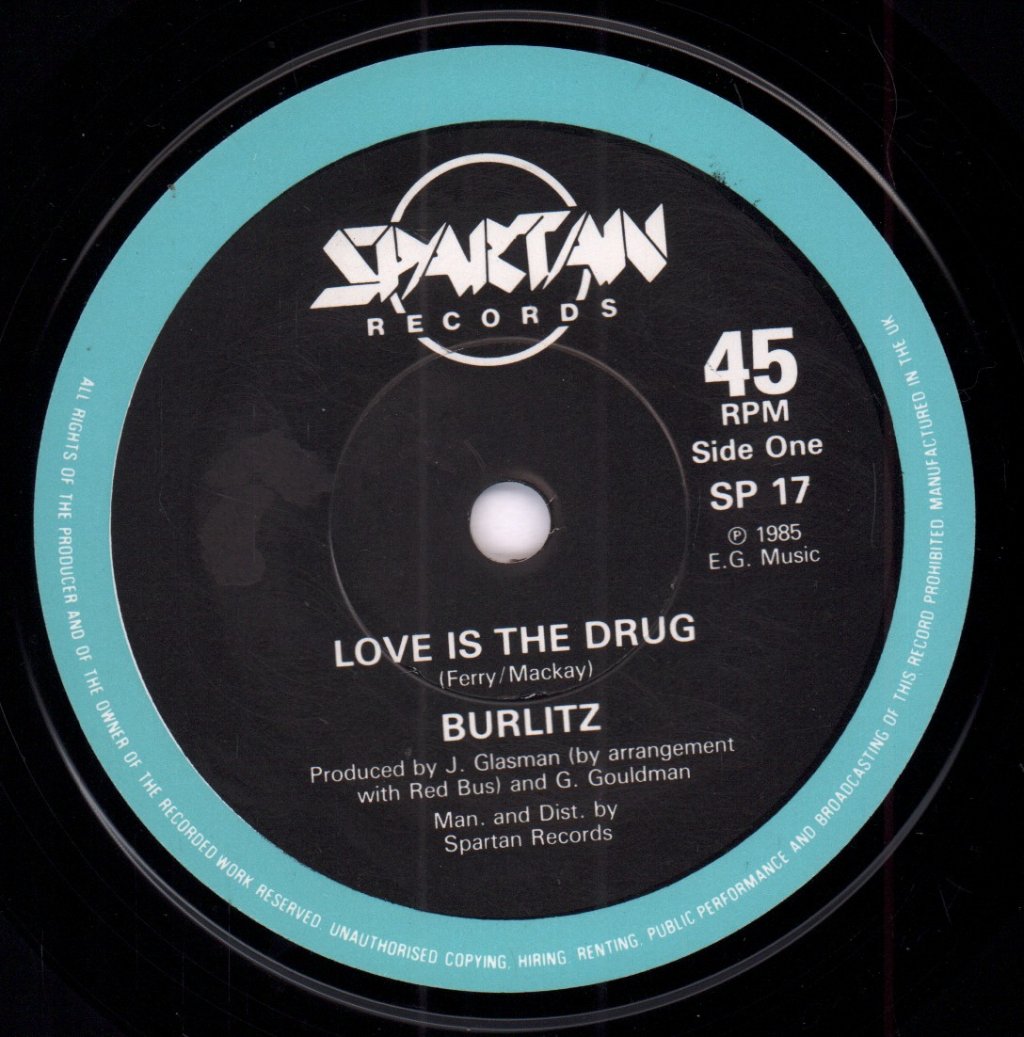 Burlitz - Love Is The Drug - 7 Inch