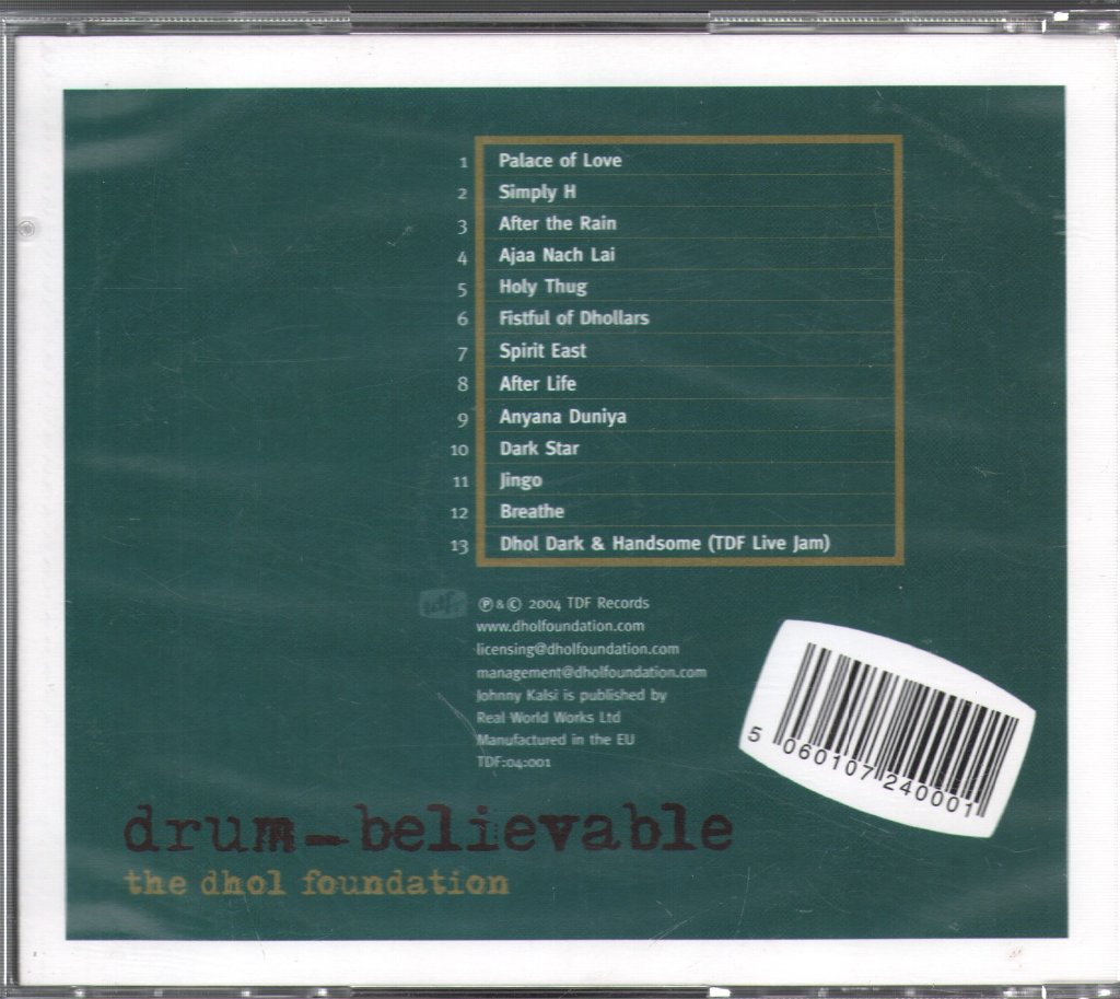 Dhol Foundation - Drum-Believable - Cd