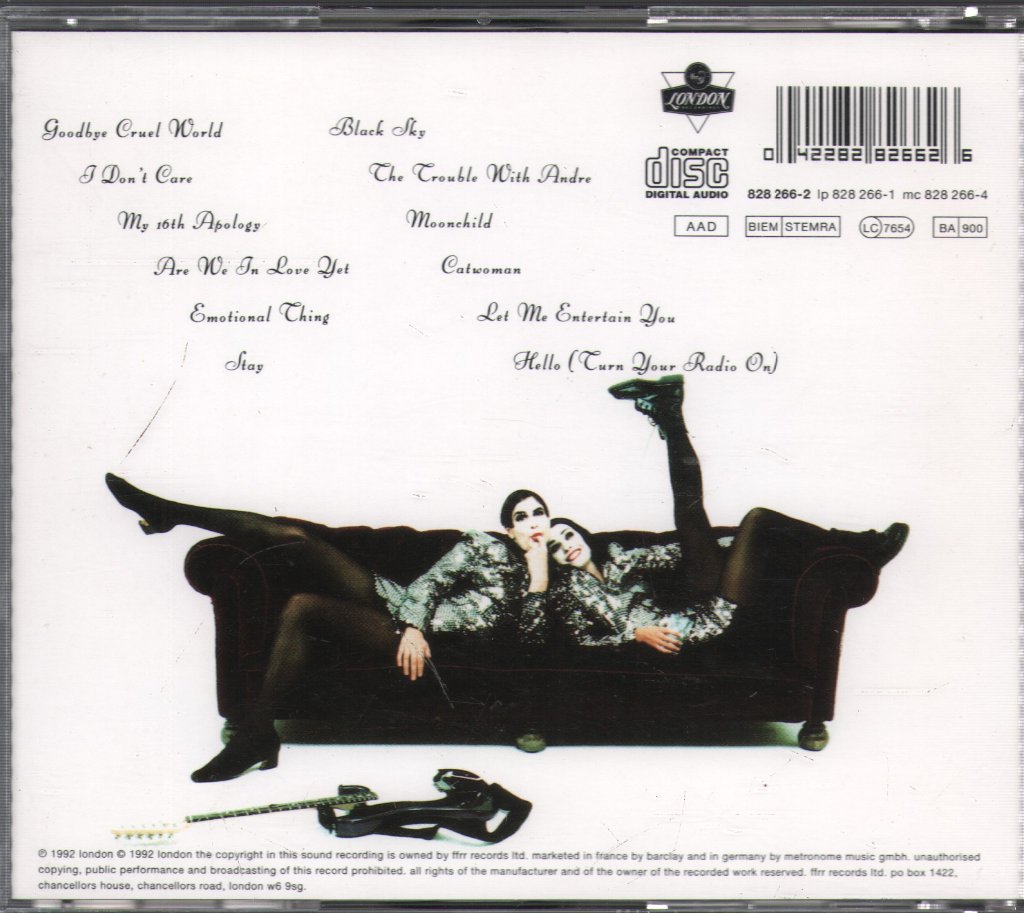 Shakespear's Sister - Hormonally Yours - Cd