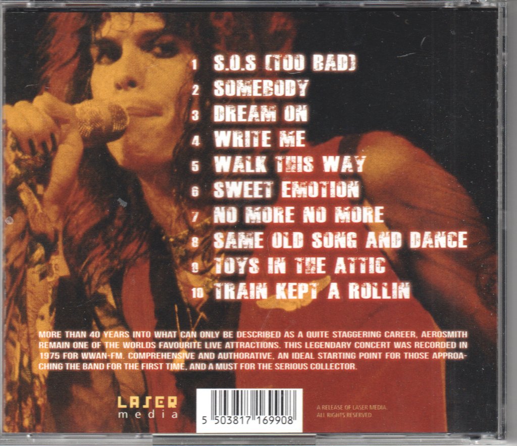 Aerosmith - Live 1975 - Cd