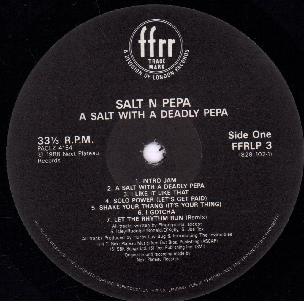 Salt N Pepa - A Salt With A Deadly Pepa - Lp