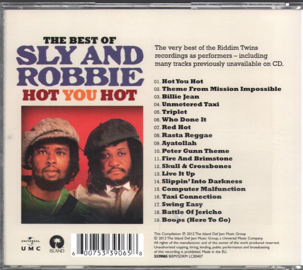 Sly & Robbie - Best Of Sly And Robbie - Hot You Hot - Cd