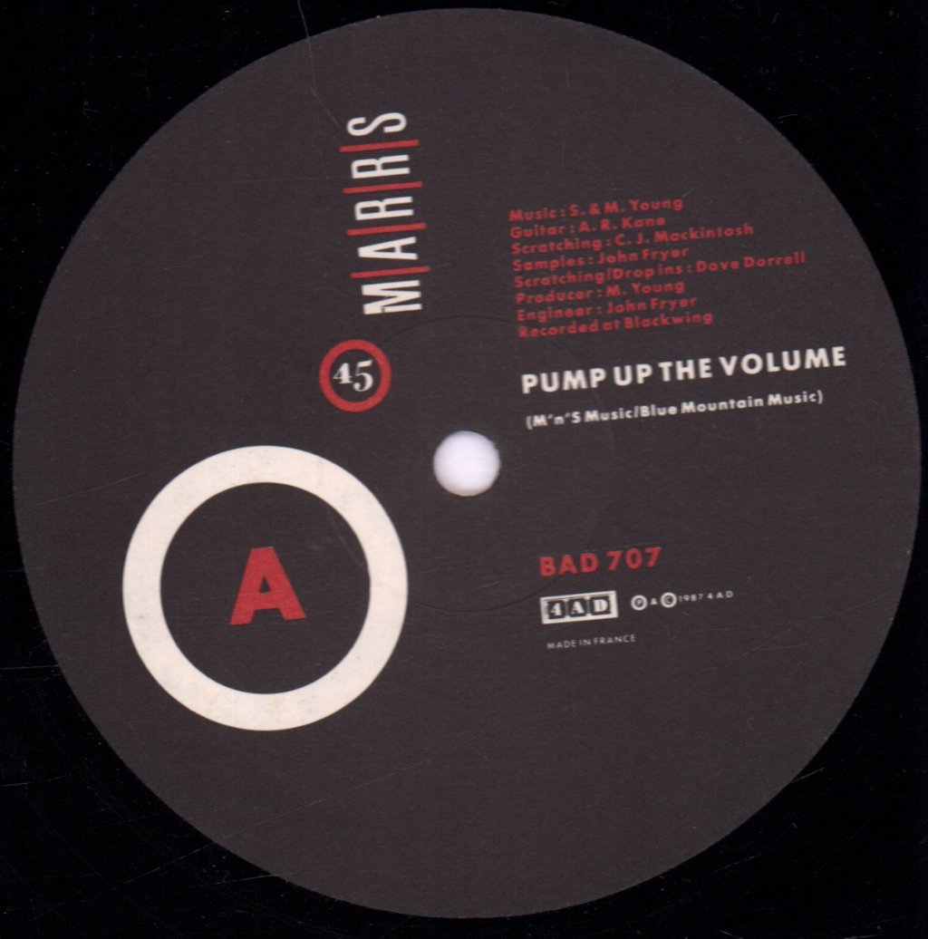 Marrs - Pump Up The Volume - 12 Inch