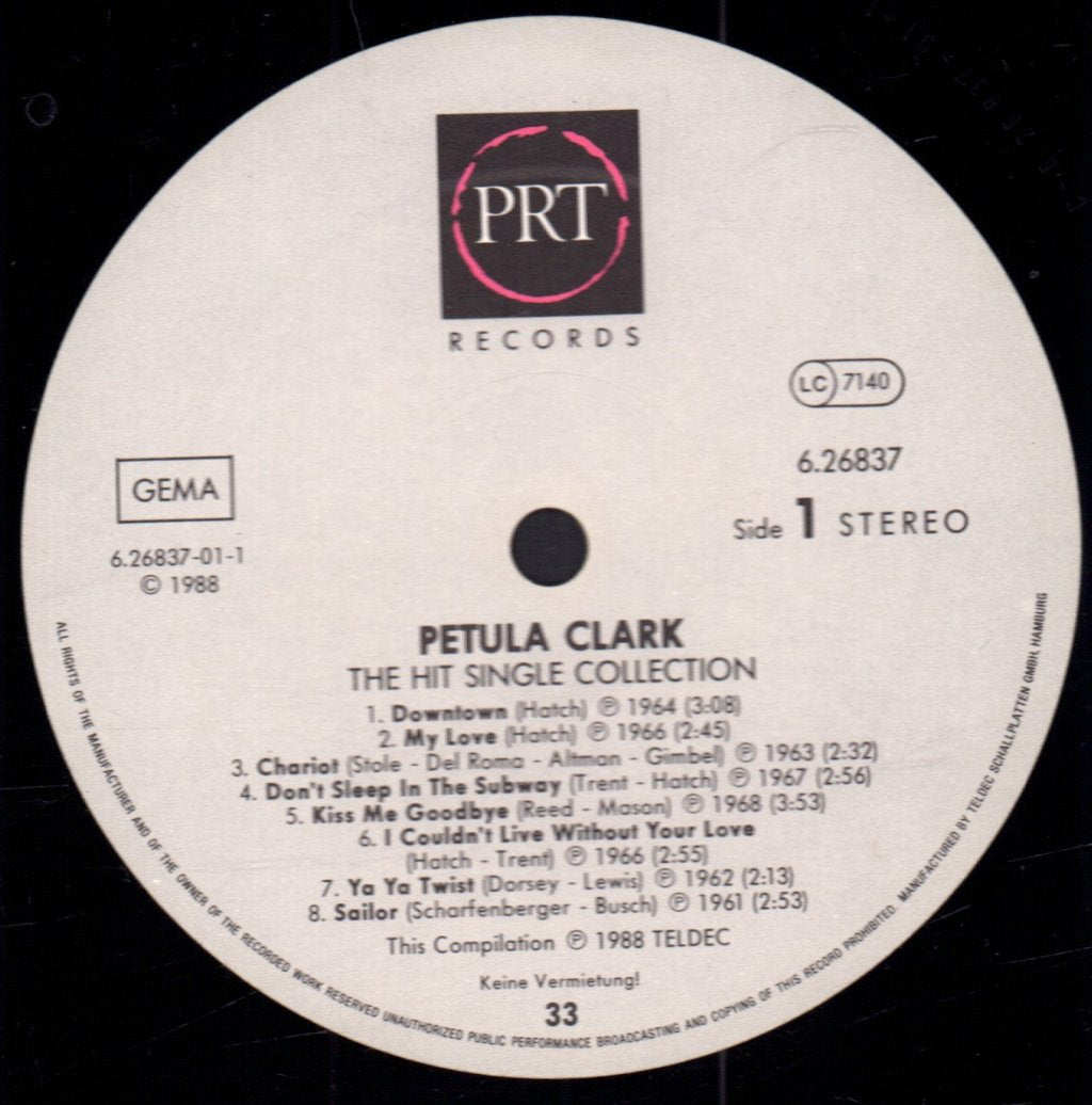 Petula Clark - Hit Singles Collection - Lp