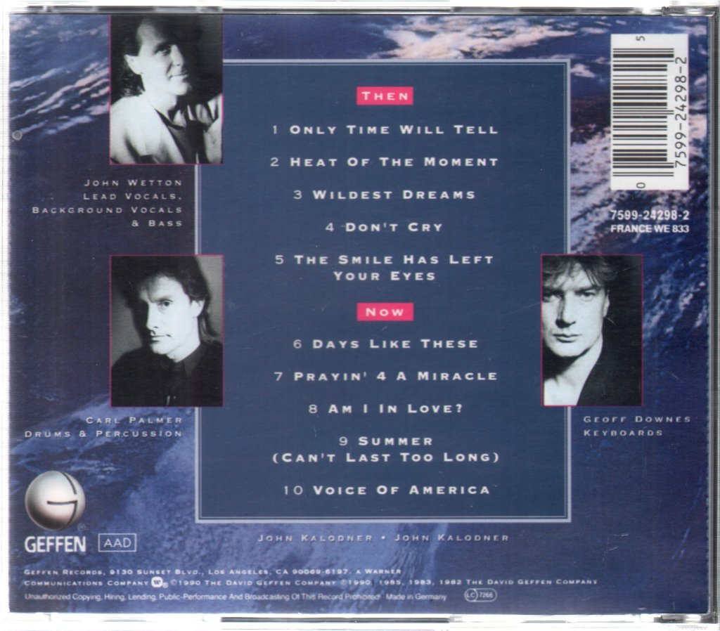 Asia - Then And Now - Cd
