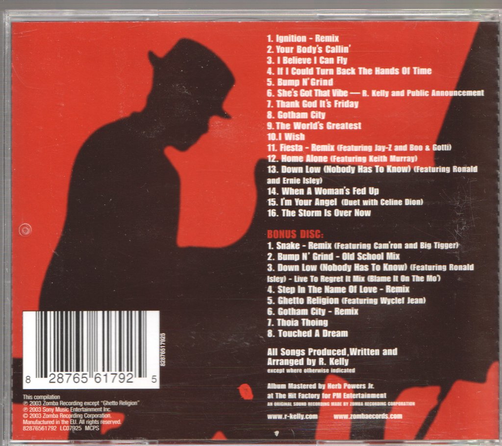 R Kelly - R. In R&B Greatest Hits Collection: Volume 1 - Double Cd