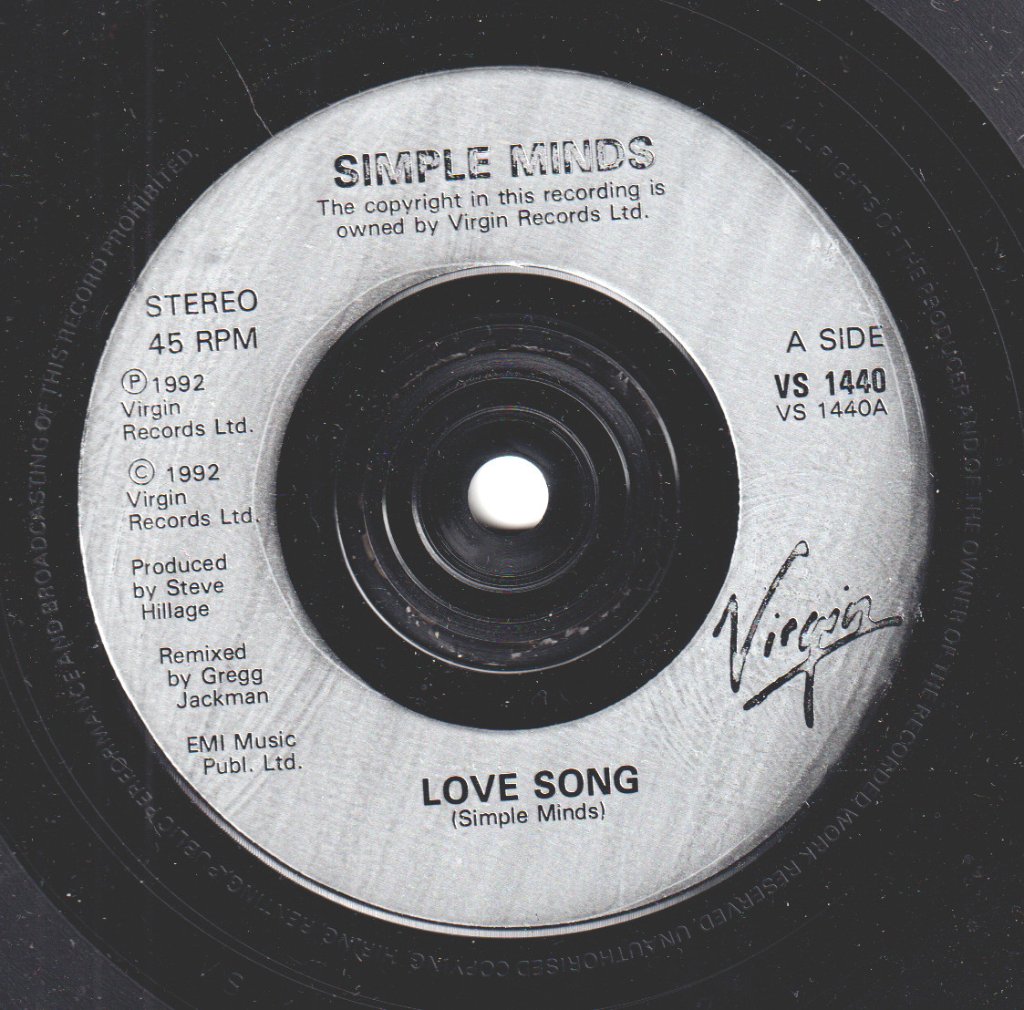 Simple Minds - Love Song - 7 Inch