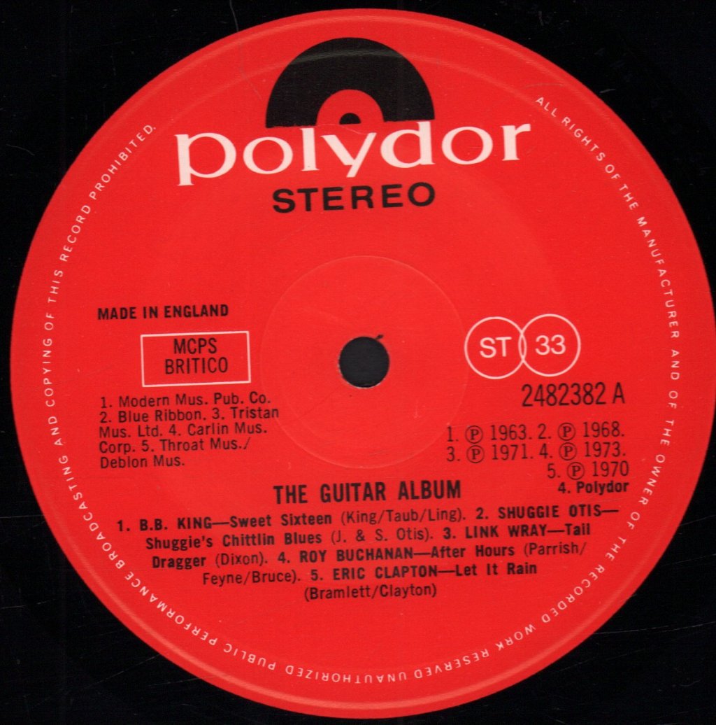 Various Artists - Guitar Album - Lp