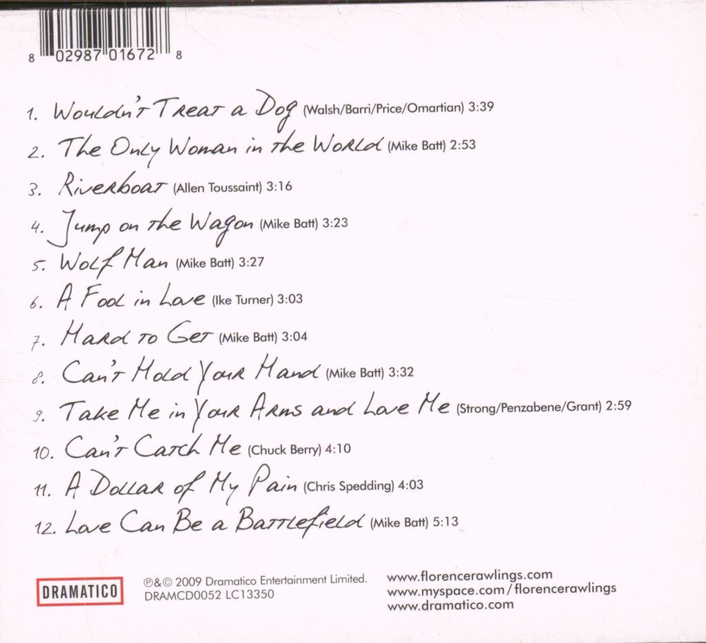 Florence Rawlings - A Fool In Love - Cd