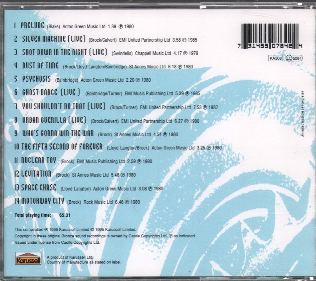 Hawkwind - Silver Machine - Cd