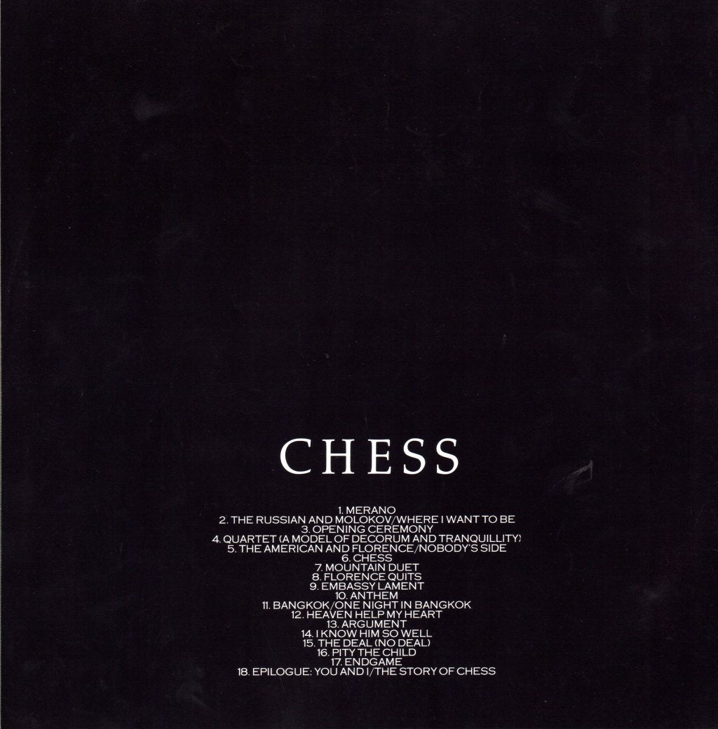 Various Artists - Chess (The Musical) - Double Lp